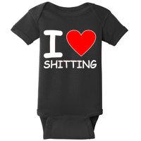 I Heart Shitting Poop Baby Bodysuit