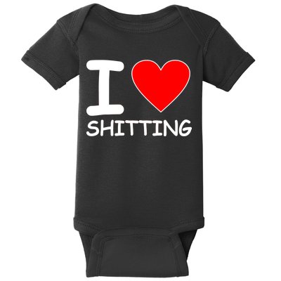 I Heart Shitting Poop Baby Bodysuit