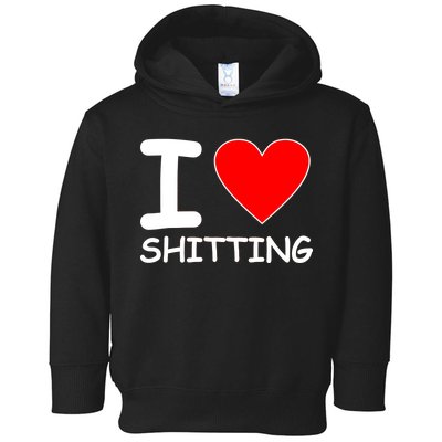 I Heart Shitting Poop Toddler Hoodie