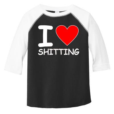 I Heart Shitting Poop Toddler Fine Jersey T-Shirt