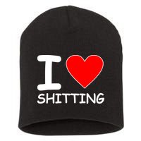 I Heart Shitting Poop Short Acrylic Beanie