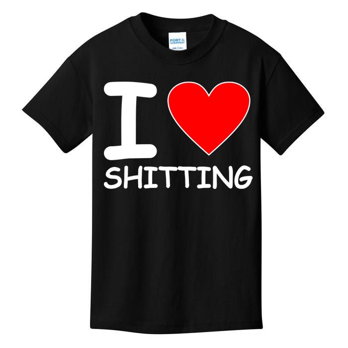 I Heart Shitting Poop Kids T-Shirt