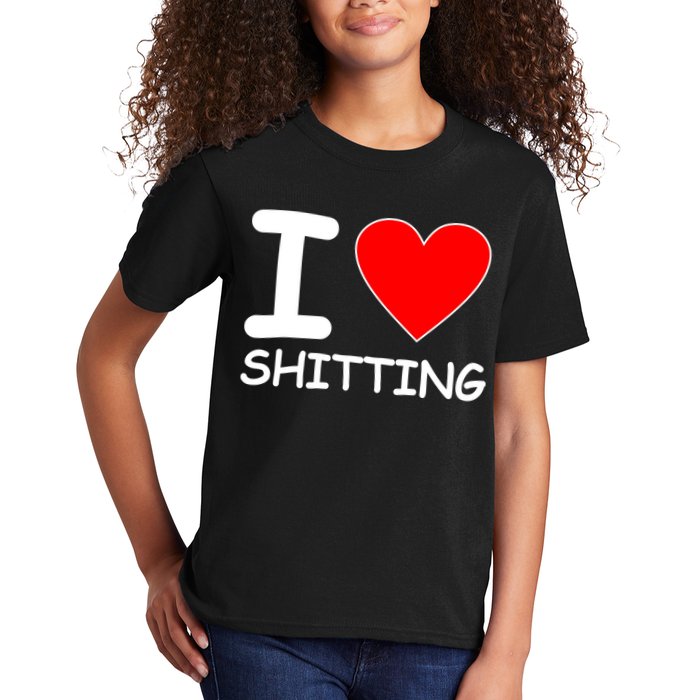 I Heart Shitting Poop Kids T-Shirt