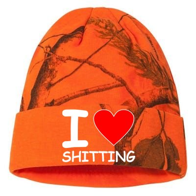 I Heart Shitting Poop Kati Licensed 12" Camo Beanie