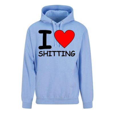 I Heart Shitting Poop Unisex Surf Hoodie