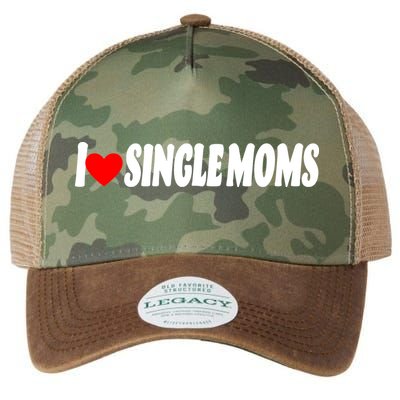 I Heart Single Moms Legacy Tie Dye Trucker Hat