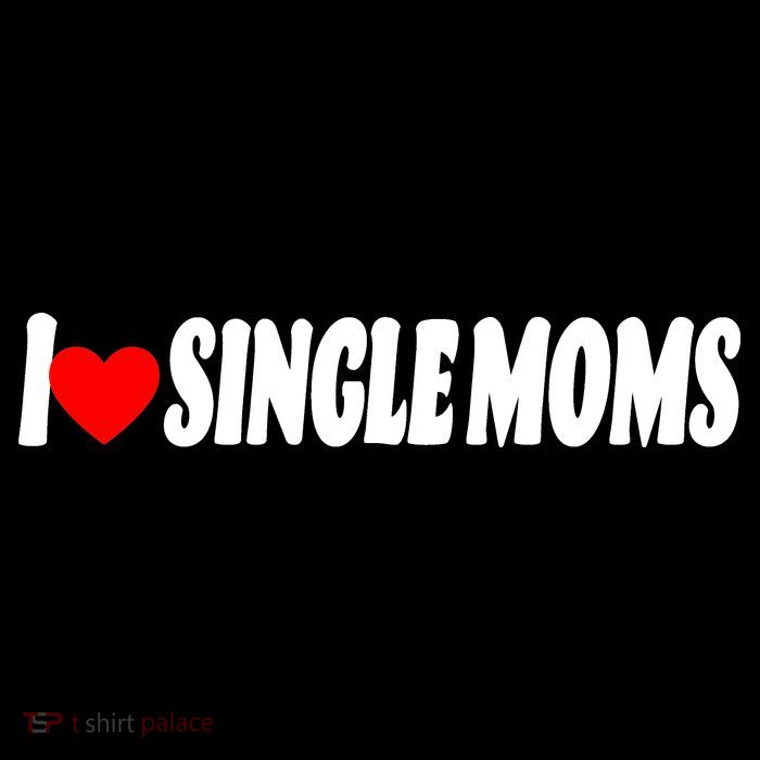 I Heart Single Moms Kids T-Shirt