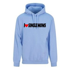 I Heart Single Moms Unisex Surf Hoodie