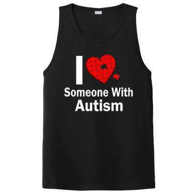 I Heart Someone With Autism PosiCharge Competitor Tank