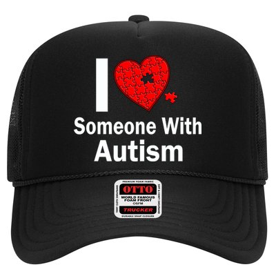 I Heart Someone With Autism Hat