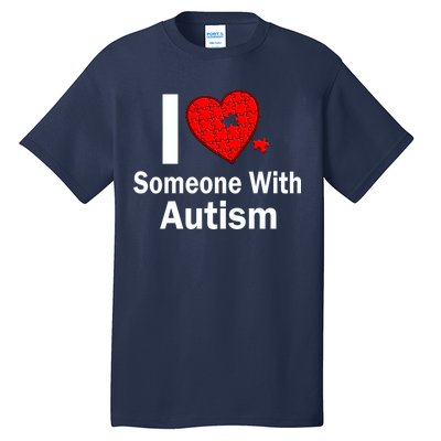 I Heart Someone With Autism Tall T-Shirt