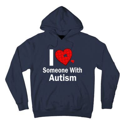 I Heart Someone With Autism Tall Hoodie