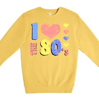 I Heart The 80's Premium Crewneck Sweatshirt