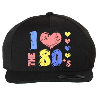 I Heart The 80's Wool Snapback Cap