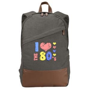 I Heart The 80's Cotton Canvas Backpack