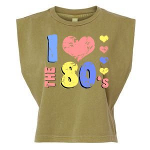 I Heart The 80's Garment-Dyed Women's Muscle Tee