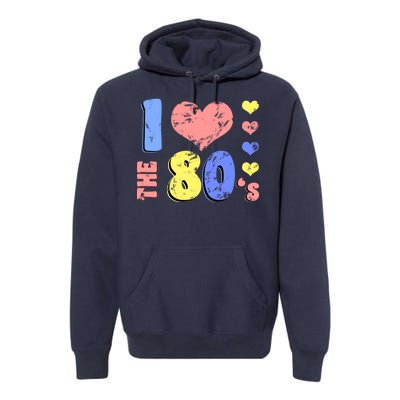 I Heart The 80's Premium Hoodie