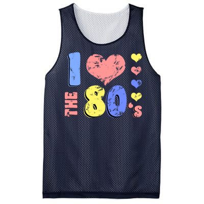 I Heart The 80's Mesh Reversible Basketball Jersey Tank