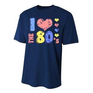 I Heart The 80's Performance Sprint T-Shirt