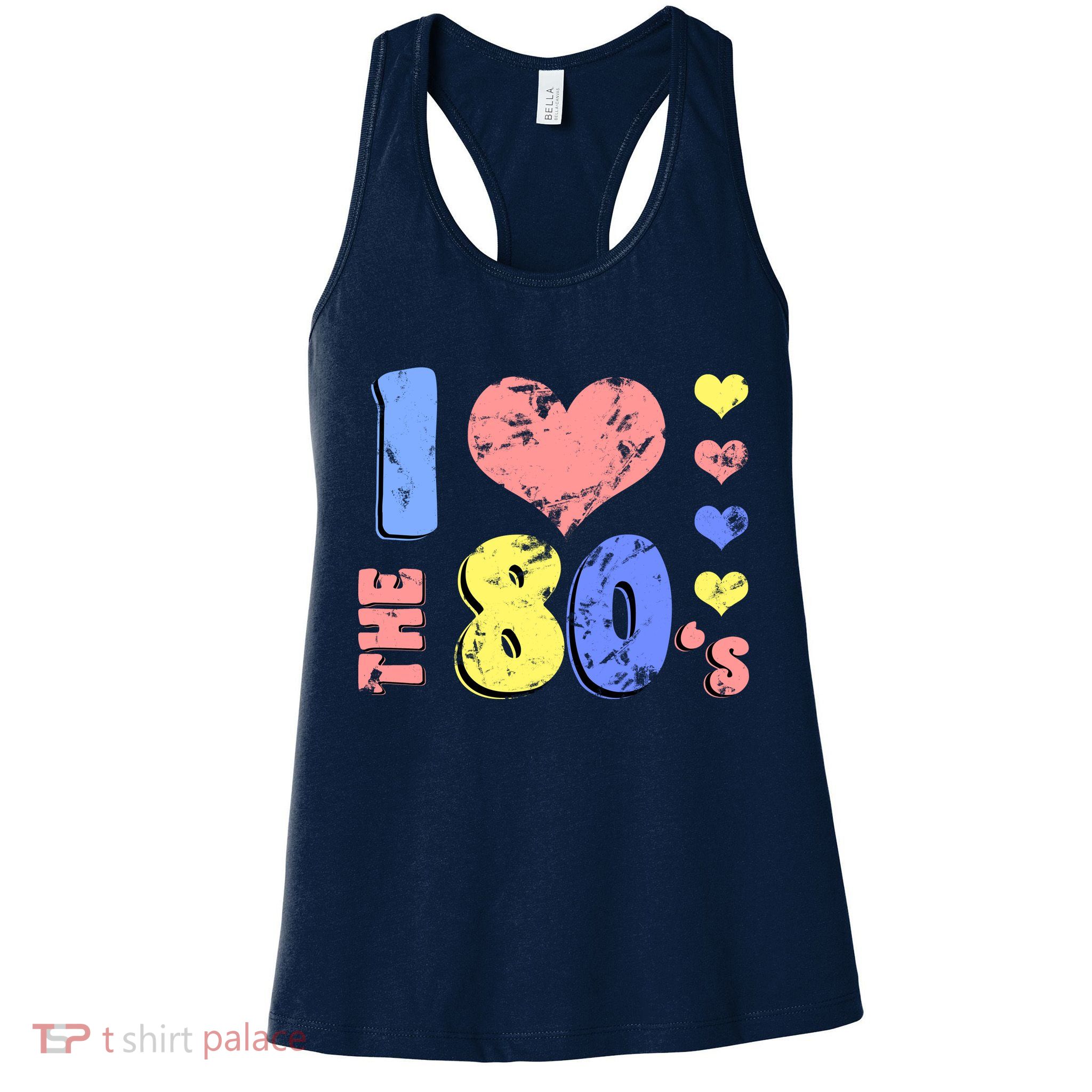 I Heart The 80's Women's Racerback Tank