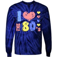 I Heart The 80's Tie-Dye Long Sleeve Shirt