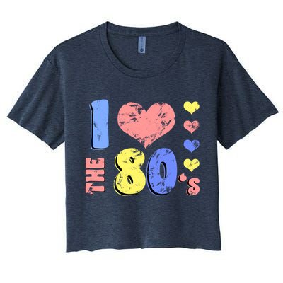 I Heart The 80's Crop Top