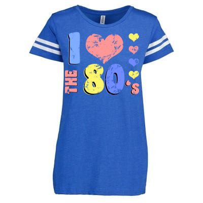 I Heart The 80's Enza Ladies Jersey Football T-Shirt