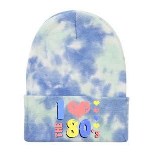 I Heart The 80's Tie Dye 12in Knit Beanie