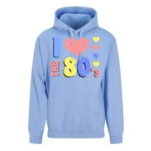 I Heart The 80's Unisex Surf Hoodie