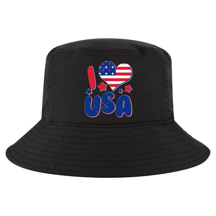 I Heart USA Cool Comfort Performance Bucket Hat