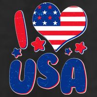 I Heart USA Cool Comfort Performance Bucket Hat