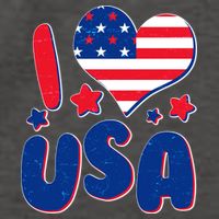 I Heart USA Vector Backpack