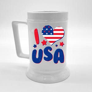 I Heart USA Beer Stein