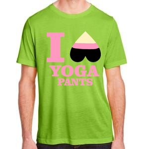 I Heart Yoga Pants Adult ChromaSoft Performance T-Shirt