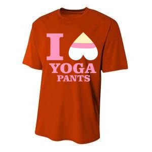 I Heart Yoga Pants Performance Sprint T-Shirt