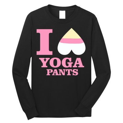 I Heart Yoga Pants Long Sleeve Shirt