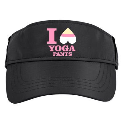 I Heart Yoga Pants Adult Drive Performance Visor