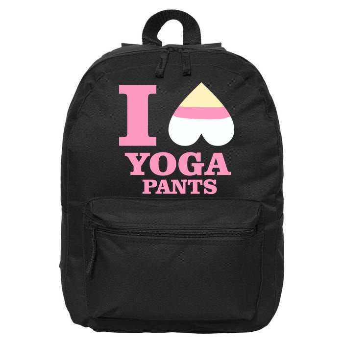 I Heart Yoga Pants 16 in Basic Backpack