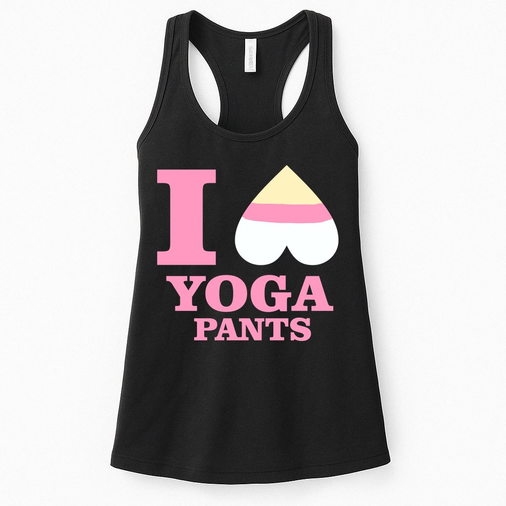 I Heart Yoga Pants Womens Tank Top