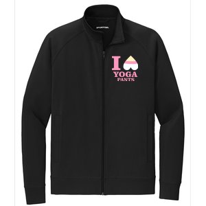 I Heart Yoga Pants Stretch Full-Zip Cadet Jacket