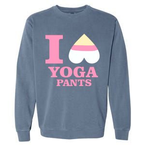 I Heart Yoga Pants Garment-Dyed Sweatshirt