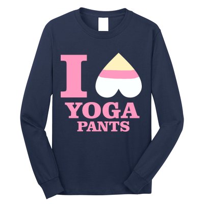 I Heart Yoga Pants Long Sleeve Shirt