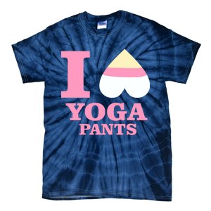 I Heart Yoga Pants Tie-Dye T-Shirt