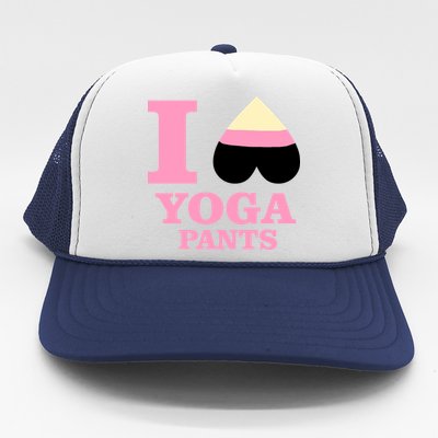 I Heart Yoga Pants Trucker Hat