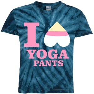 I Heart Yoga Pants Kids Tie-Dye T-Shirt