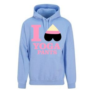 I Heart Yoga Pants Unisex Surf Hoodie