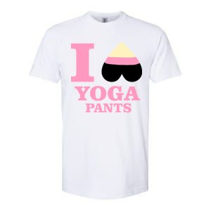 I Heart Yoga Pants Softstyle CVC T-Shirt