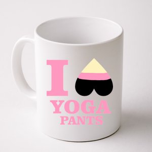 I Heart Yoga Pants Coffee Mug