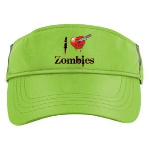 I Heart Zombies Adult Drive Performance Visor