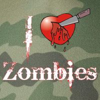 I Heart Zombies Legacy Tie Dye Trucker Hat